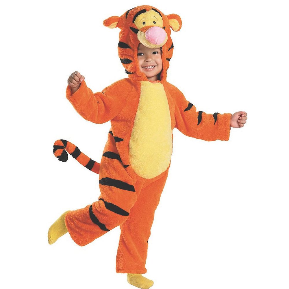 Disney Winnie the Pooh Kid's Tigger Tiger One Piece Halloween Costume Dress Up